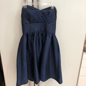 Alfred Sung Navy Sweetheart Skater Dress SIZE 14